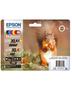 Epson Multipack 6-colours 378/478XLlita hylki